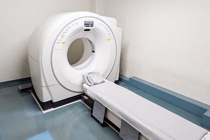 CT室のCT検査装置